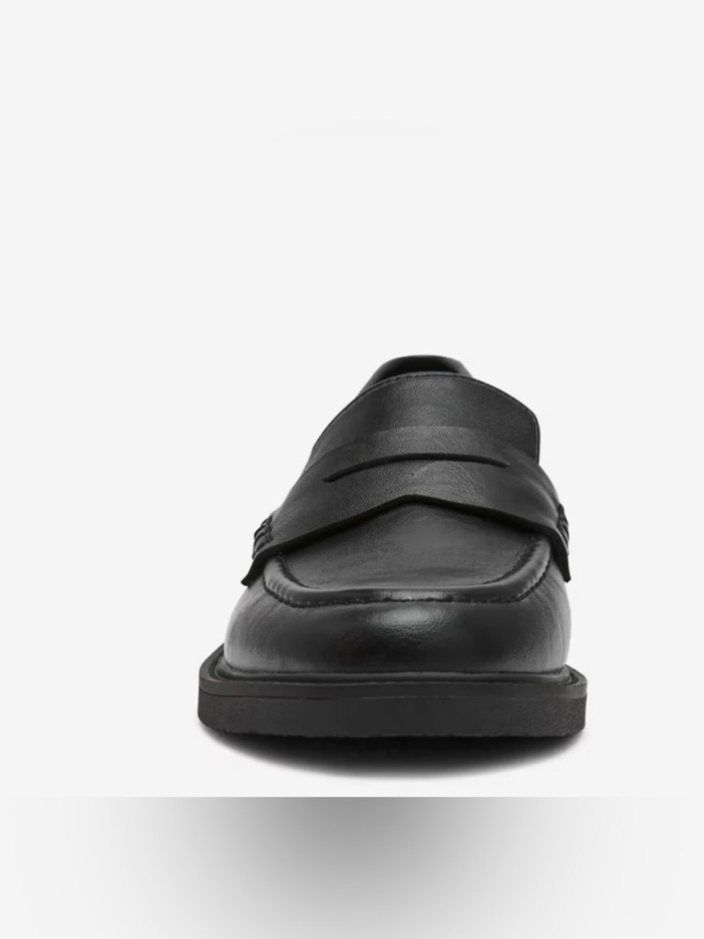 a new day Black Leather Penny Loafers - Picture 2 of 5